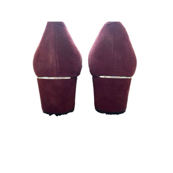 Michael Kors Plum color suede pumps 8.5 with 2" heels - Picture 3 of 6